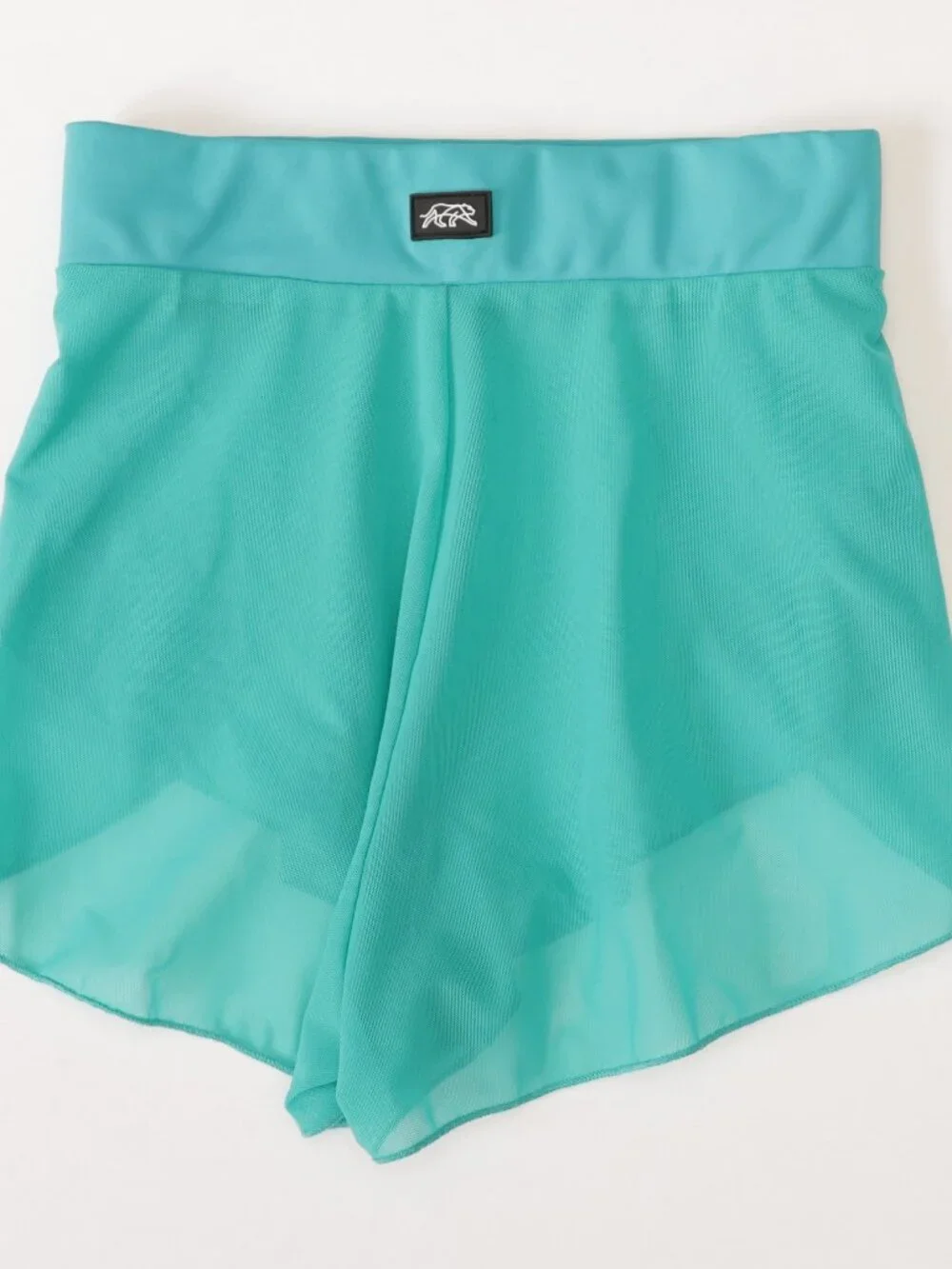 Tiger Friday Mesh Petal shorts size Child L in Teal EUC